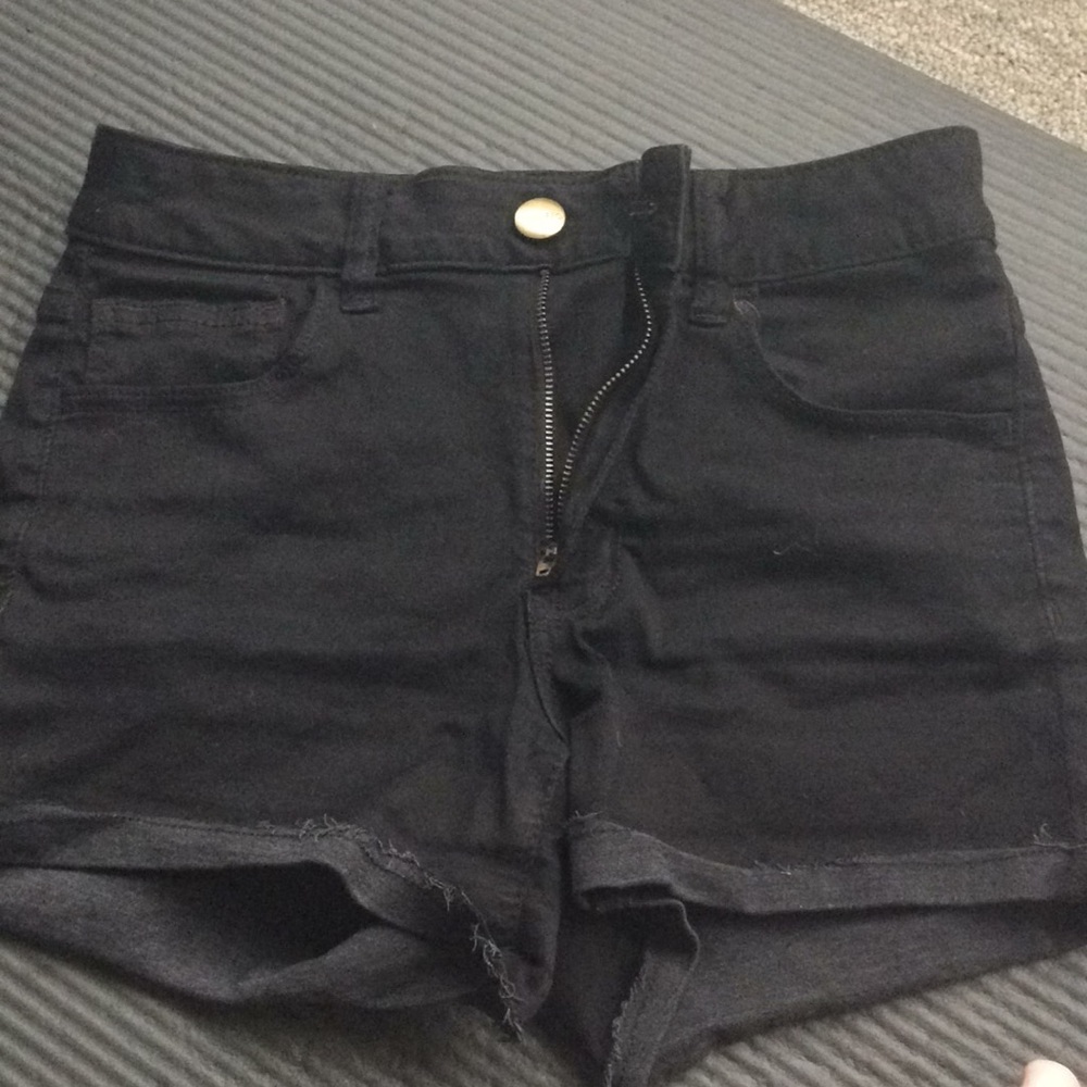 Hi rise AE shortie black